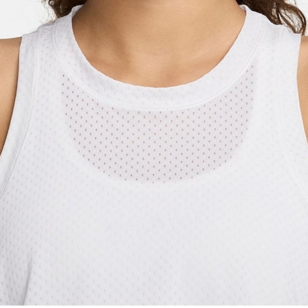 * Nike Women's One Classic Breathable Dri-FIT Sleeveless Tank Top White Size XL - Picture 5 of 15